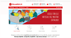 Desktop Screenshot of biz.eshirt.it